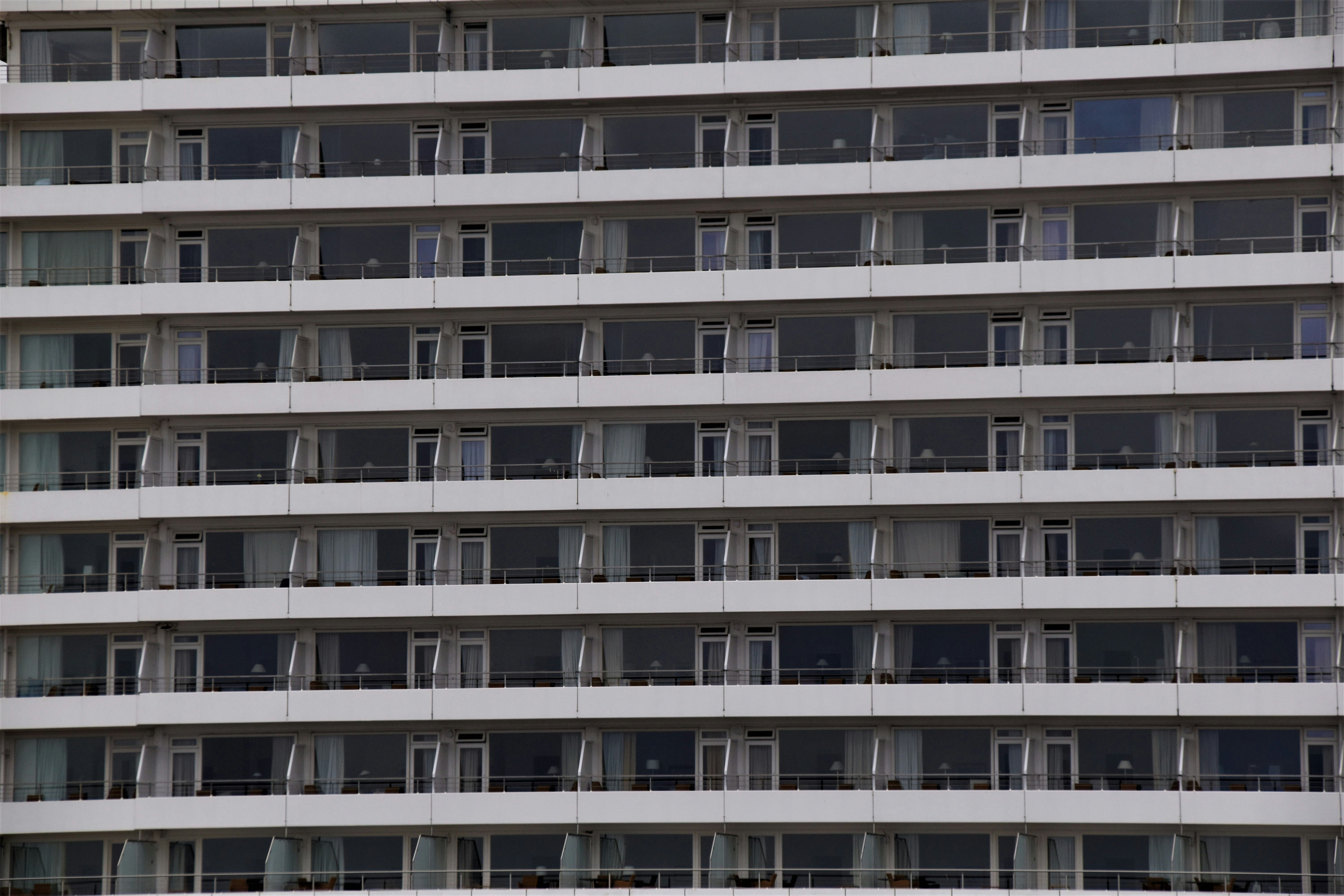 brown and white concrete building